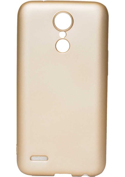 Lg K8 2017 Kılıf Aden Premier Silikon Kapak-Gold
