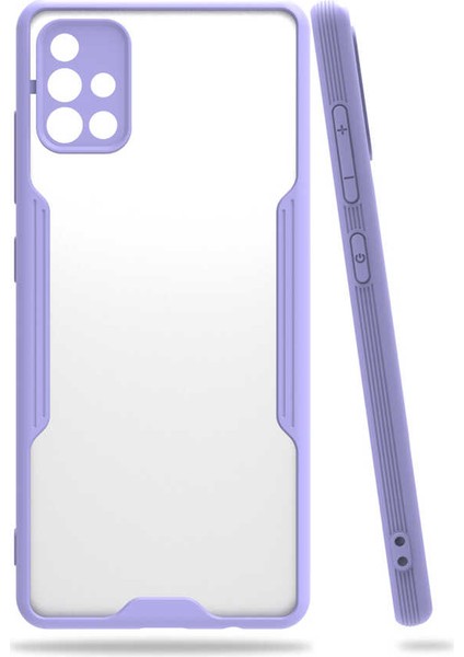 Galaxy A51 Kılıf Aden Parfe Kapak-Mor