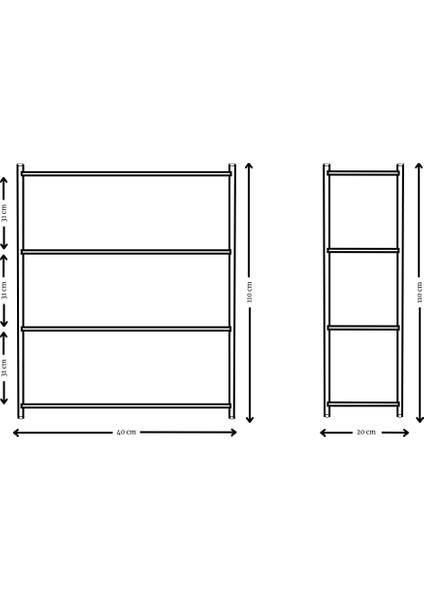 Beyaz Ahşap 4 Raflı Çiçeklik, Saksılık, Çiçek Standı, Dekoratif Raf , Çok Amaçlı Kullanım fırsatları