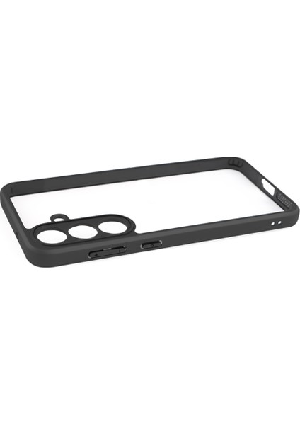 Galaxy S25 Fe Kılıf Kamera Korumalı Şeffaf Arka Yüzey Tstk New Roll Kapak - Siyah indirimleri