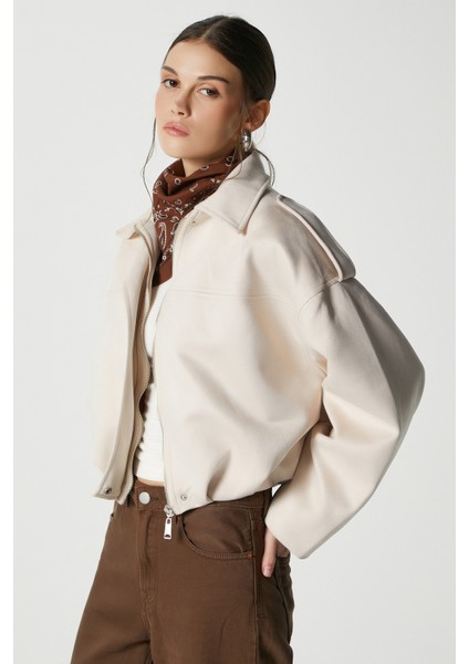 Kadın Rodney Süet Etkili Taş Bomber Ceket modelleri