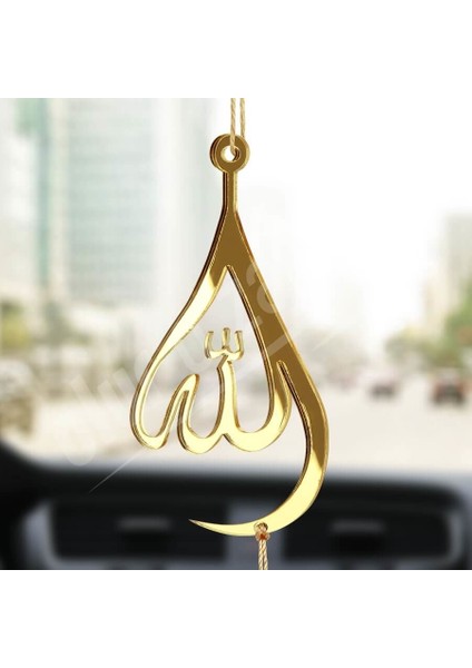 Su Damlası Allah Pleksi Araba Dikiz Aynası Süsü fiyatları