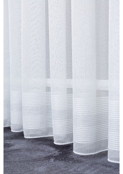 Nevra Gümüş Işlemeli 1/3 Sık Pileli Ütü Istemez Kırışmaz Yeni Sezon Salon Oda Tül Perdesi fiyatları