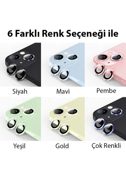 Ally iPhone 15/15 Plus Tempered Kamera Lens Koruma CAMI-(1903) - NHR6032-4728 modelleri