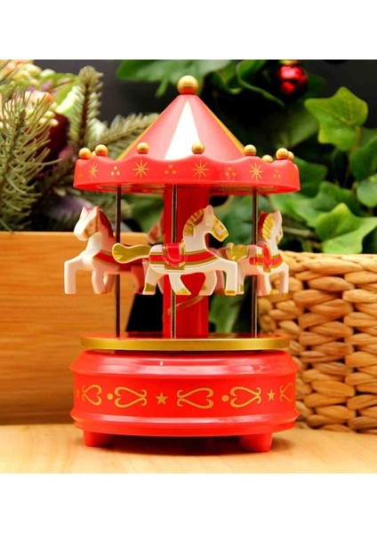 Dekoratif Atlı Karınca Müzik Kutusu Kırmızı fırsatları