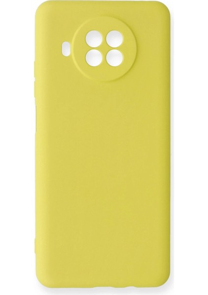Xiaomi Mi 10T Lite Kılıf Nano Içi Kadife Silikon - Sarı - NHR8323-6547