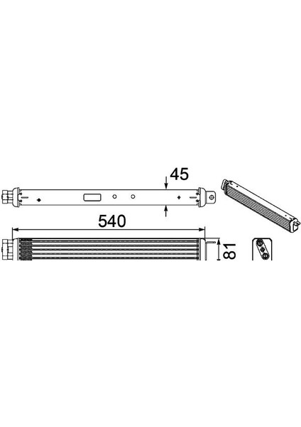MOTOR YAG RADYATORU BMW E65 E66 PREMIUM LINE 17214513783 17217553667