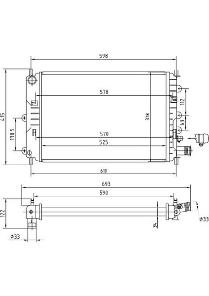 80244 Motor Radyatoru 92AB8005SB