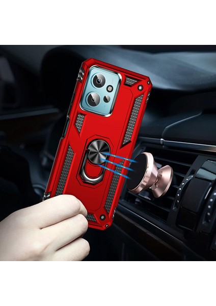 Xiaomi Redmi Note 12 4g Kılıf Aden Vega Kapak-Siyah indirimleri