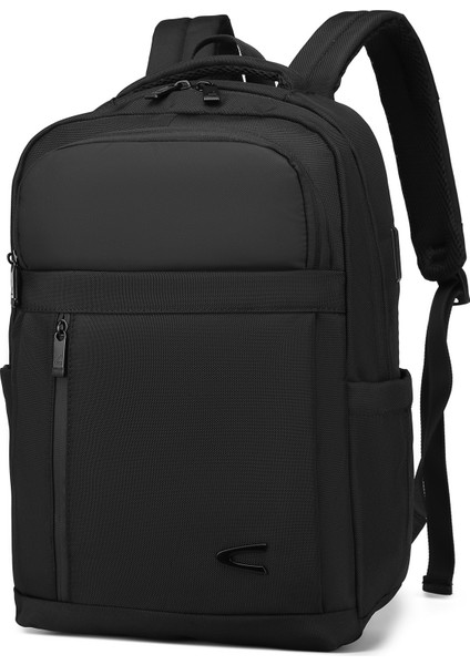 15,6 Inç Laptop Bölmeli, Ortopedik Sırt Destekli Su Geçirmez Erkek Sırt Çantası CTV8679 Siyah