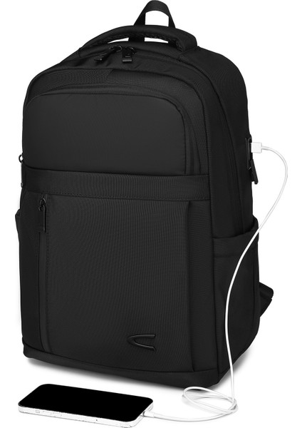 15,6 Inç Laptop Bölmeli, Ortopedik Sırt Destekli Su Geçirmez Erkek Sırt Çantası CTV8679 Siyah fiyatları