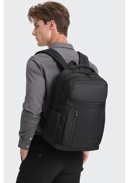 15,6 Inç Laptop Bölmeli, Ortopedik Sırt Destekli Su Geçirmez Erkek Sırt Çantası CTV8679 Siyah indirimleri