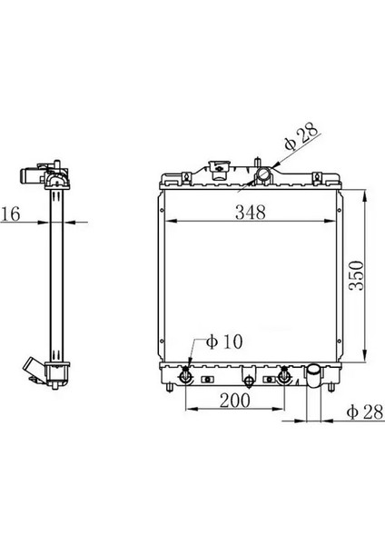 BHN030016 Motor Radyatoru 19010P2 19010P2FA51
