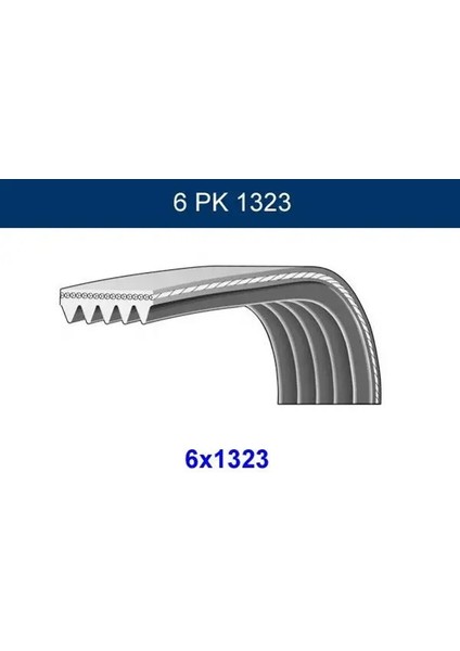 6PK1323 Kayis 046903137A 117202B500 1340024