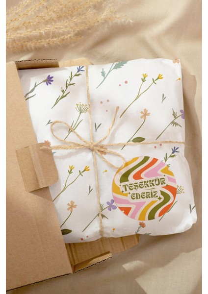 Kadın Girişimci Paketleme Ambalaj Kargo Ürün Etiketi Yapışkanlı Sticker - 4X4CM 70 Adet indirimleri