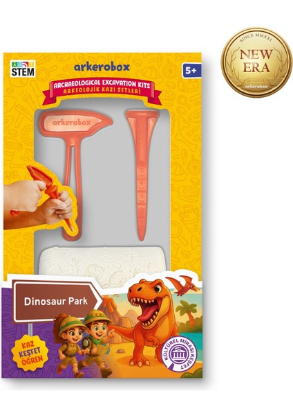 Dinosaur Park New Era Eğitici Kazı Seti