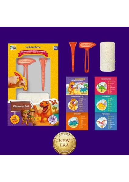 Dinosaur Park New Era Eğitici Kazı Seti modelleri