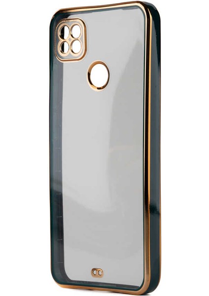 Xiaomi Redmi 9c Kılıf Aden Voit Clear Kapak-Yeşil