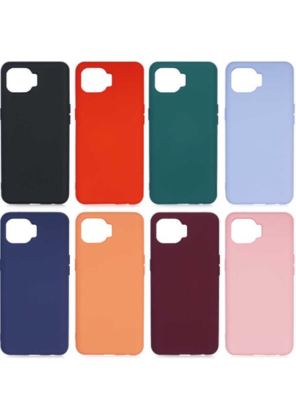 Oppo Reno 4 Lite Kılıf Aden Mara Laaakan Kapak-Koyu Mor fiyatları