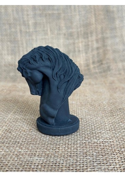 Satranç Atı Minimalist Dekoratif Büst Heykel, Siyah Renk Yüksek Kaliteli Malzeme Minimalist Dekoratif El Yapımı At Heykeli, Hediyelik Dekoratif Heykel, Ev Dekoru, Masa Dekoru, Öğretmenler Günü