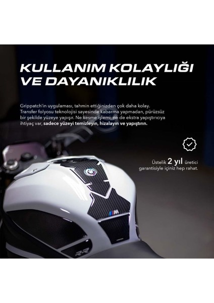 APRİLİA TUONO-660/FACTORY 2025 YAN DEPO KORUMA 6D KARBON TANK PAD