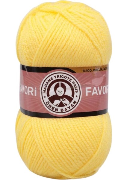 Ören Bayan Favori Örgü İpi - Sarı - 1 Adet - ( Renk Kodu : 028 ) fiyatları