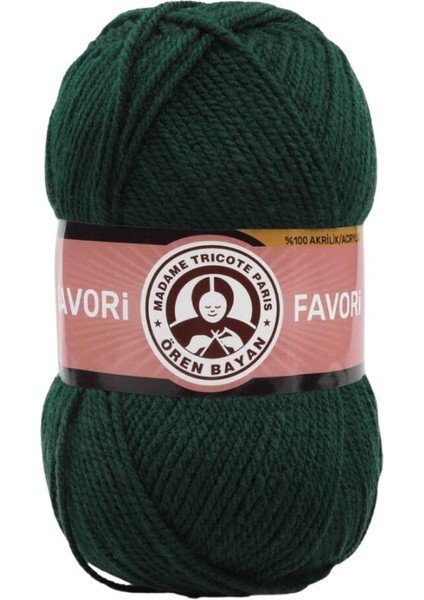 Ören Bayan Favori Örgü İpi - Koyu Yeşil - 1 Adet - ( Renk Kodu : 088 ) fiyatları