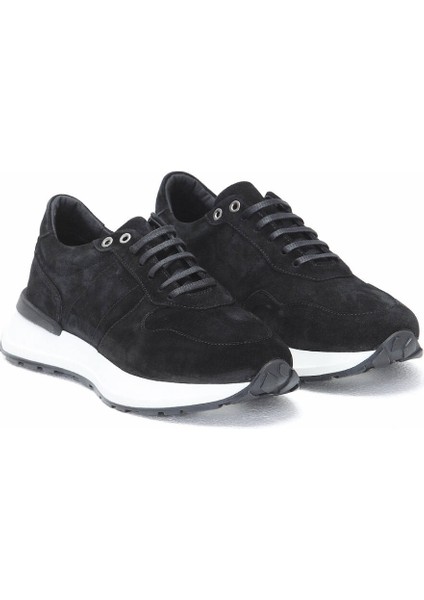 Siyah Süet Spor Ayakkabı