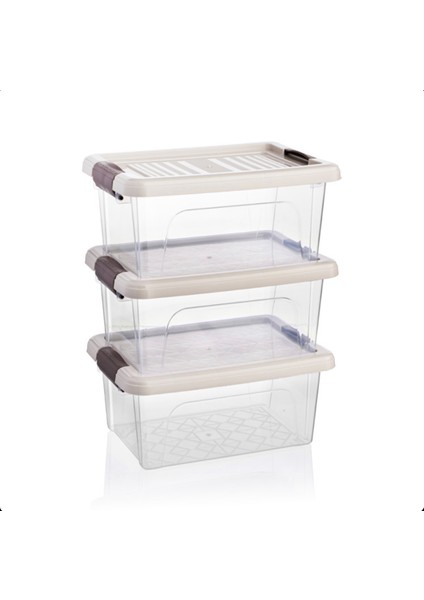 3 Adet 2 Litre Saklama Kutusu