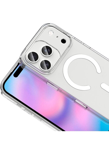 iPhone 17 Pro Kılıf M-Safe Şarj Özellikli Kamera Korumalı Ecrz Kripto Kapak - Şeffaf fırsatları