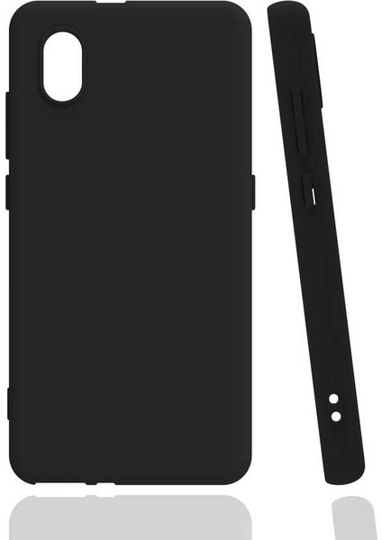 Tcl L7 Kılıf Aden Biye Silikon-Siyah