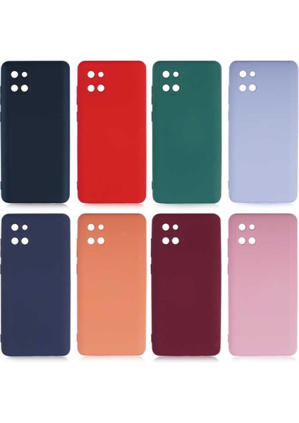 Galaxy A81 (Note 10 Lite) Kılıf Aden Mara Laaakan Kapak-Koyu Mor modelleri