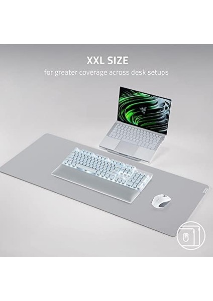 Pro Glide Xxl - Ofis Konforu ve Verimliliği Için Yumuşak Fare Altlığı (Dokulu Kumaş Yüzeyi, Kaymaz) Beyaz modelleri