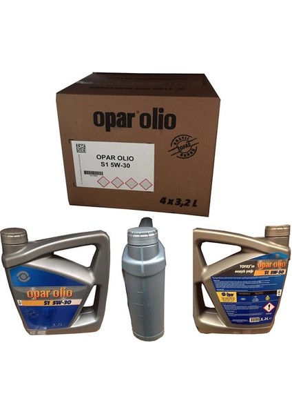 MOTOR YAĞI S1 5W30 3.2 LT PARTİKÜLLÜ 1.3 MULTİJET KOLI 4 AD 5W30 55175990 (4 ADET)