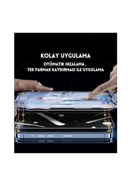 16 Pro Max ile Uyumlu Süper Privacy Film - Uygulama Aparatlı, Kolay Kurulumlu, Görüş Açısı Korumalı Ekran Koruyucu modelleri