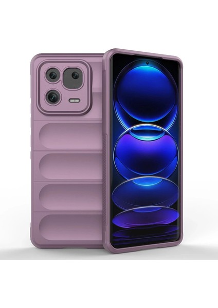 Xiaomi Mi 13 Pro Kılıf Optimum Silikon - Mor - NHR9399-1191