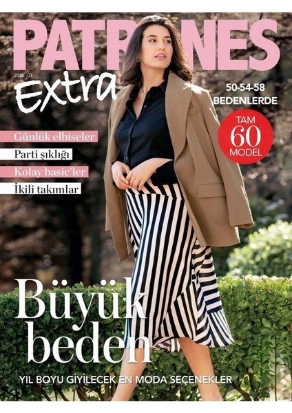 Patrones Dergi Extra Büyük Beden 2025/03