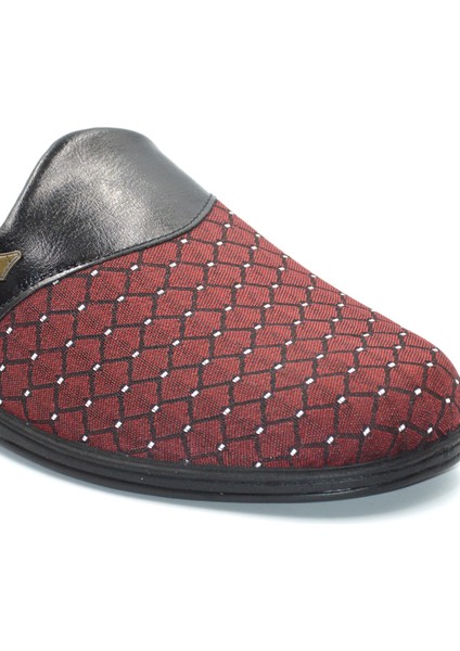 Erkek Bordo Günlük Ev Terliği , Damat Terliği , Çeyiz Terliği ve Misafir Terliği modelleri