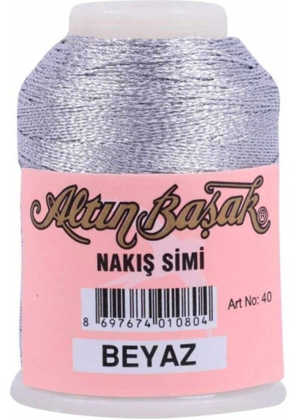 Altın Başak Nakış Simli Gümüş 20 gr 2 Adet