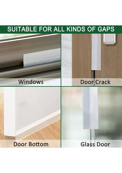 2-Li Hava Geçirmez Kapı Altı Pencere Bandı Böcek Önleyici Şeffaf 38MM Şerit Bant 3metre fiyatları