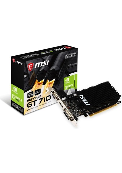 Msı VGA Gt 710 2GD3H Lp GT710 2gb Ddr3 64B DX12 Pcıe 3.0 X16 (1xvga 1xdvı 1xhdmı) Ekran Kartı