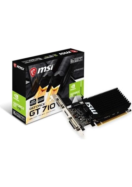 Msı VGA Gt 710 2GD3H Lp GT710 2gb Ddr3 64B DX12 Pcıe 3.0 X16 (1xvga 1xdvı 1xhdmı) Ekran Kartı fiyatları