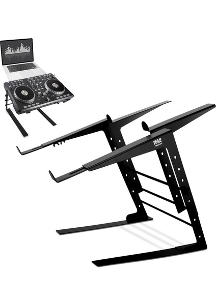 PLPTS38 Dizüstü Bilgisayar Standı, Ayarlanabilir Yükseklik, Ergonomik Tasarım, Kaymaz Dişler, Dj Mikseri, Ses Cihazları, Iş Istasyonu, Oyun ve Ev Için