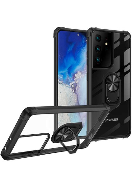 Galaxy S21 Ultra Kılıf Aden Mola Kapak-Kırmızı modelleri