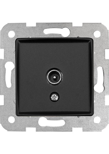 Linnera Life Gece Siyahı Tv Geçişli 8db Mekanizma ve Kapak