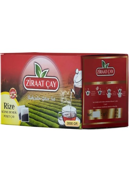 Süzme Demlik Poşet Çay - 3 kg