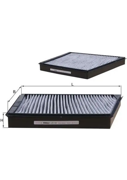 LAK156 Polen Filtresi (Karbonlu) 13045850 A2118300018 A2118300318