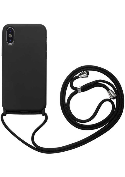 iPhone x Uyumlu Aden Ropi Kapak-Siyah