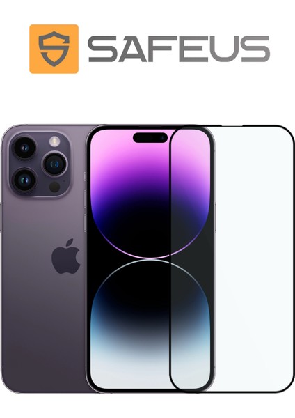iPhone 14 Pro Max Tam Kaplayan Parmak İzi Bırakmayan Safir Ekran Koruyucu Cam