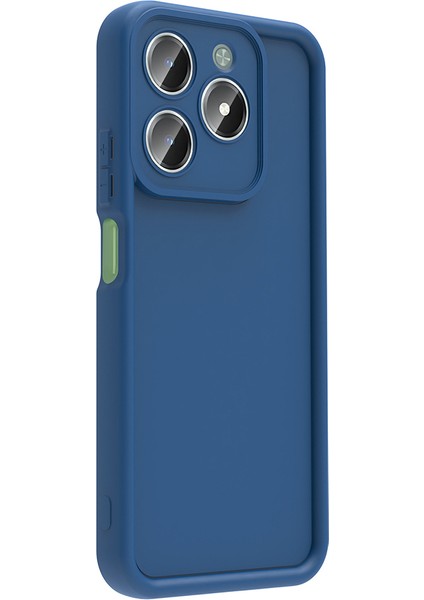 Realme C61 Kılıf Kamera Korumalı Aden Ananas Kapak - Siyah modelleri